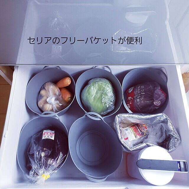 いろんな野菜を整理整頓♪冷蔵庫の野菜室のわかりやすい収納アイディア