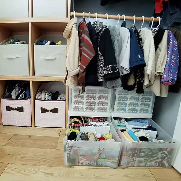 「自分で片付けられる環境作り♪子ども部屋の収納アイディア」の画像