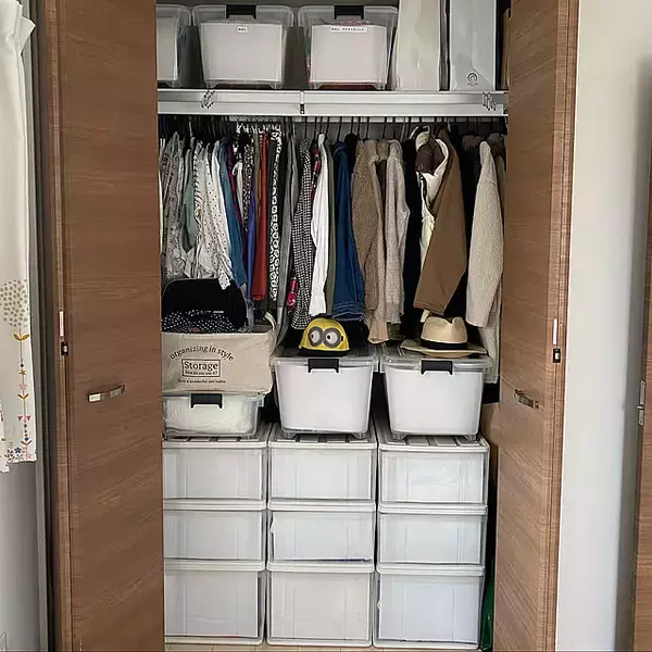 ごちゃつきを解消して自分らしくアレンジ♪空間が垢抜ける衣装ケースの目隠しアイデア