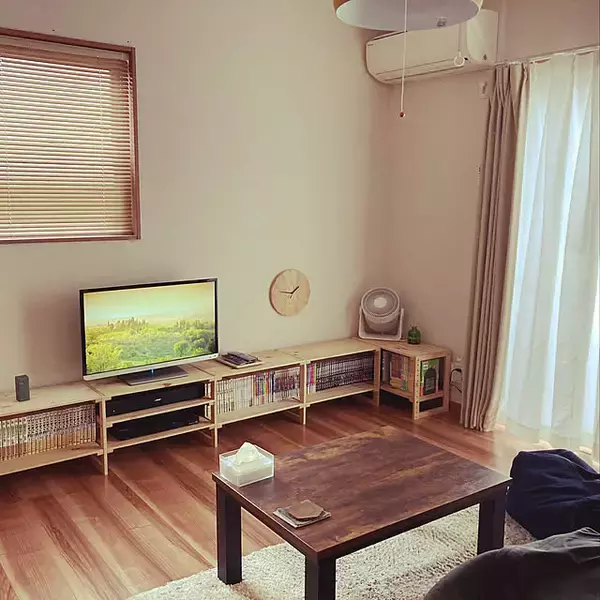 「お家のどこでも見栄えばっちりな収納を作る。ニトリのオープンラック」の画像