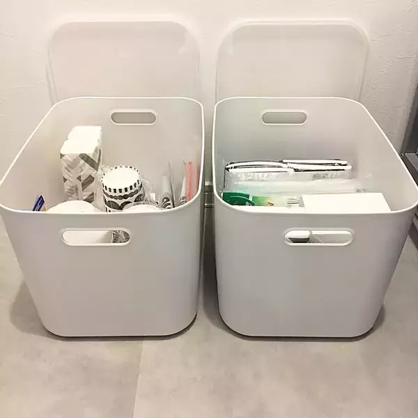 「シンプルで使い勝手も抜群！おうちで大活躍する無印良品の「やわらかポリエチレンケース」」の画像