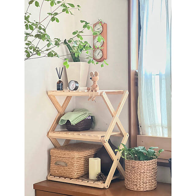 お部屋にぴたりと合う！収納にもディスプレイにも使いやすいコーナンラックの活用アイデア