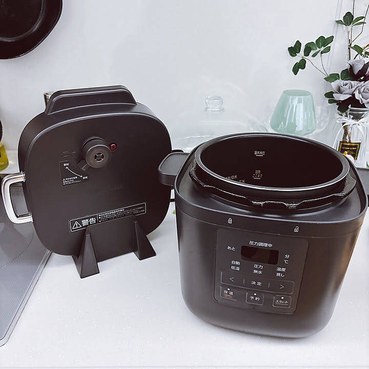 「放ったらかし調理が叶う！見た目もスマートなアイリスオーヤマの電気圧力鍋 」by tomato さん