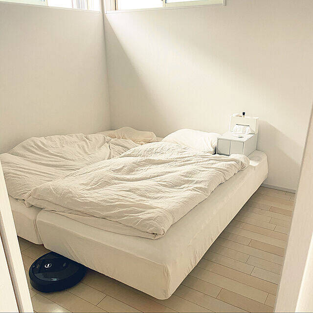 お部屋にしっとりなじむ美しさ。無印良品の脚付マットレス使い方実例