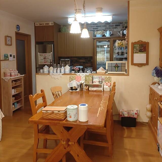 「育てる時間も味わう、大好きなカントリーを詰め込んだキッチン」 by Hujikoさん