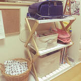 「置きたい場所にちょうどいい！暮らしのそばで活躍するベルメゾンの折りたたみラック」の画像2