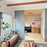 「「すっきり空間をレトロな彩りで満たして。温故知新なミックススタイル」 by h_kiwさん」の画像1