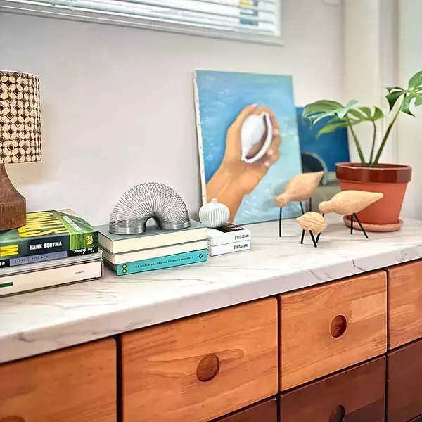 「「すっきり空間をレトロな彩りで満たして。温故知新なミックススタイル」 by h_kiwさん」の画像