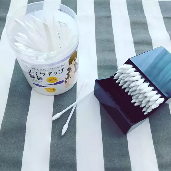 「サッと取り出せるからストレスフリー！マルチに使える綿棒の収納術」の画像