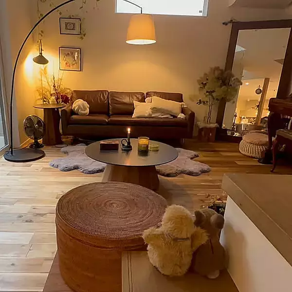 木や自然素材の心地よさに包まれる♪ナチュラルインテリアのお部屋