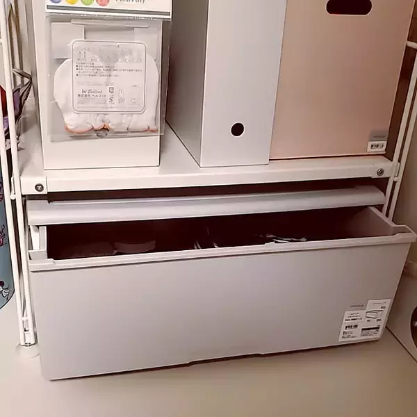 「カスタマイズできるから使いやすい♪ニトリのNフラッテを使った収納実例」の画像