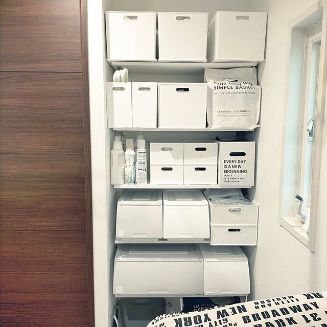 カスタマイズできるから使いやすい♪ニトリのNフラッテを使った収納実例