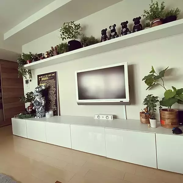 「IKEAだから叶う！リビングがすっきり整う収納家具の実例6選」の画像