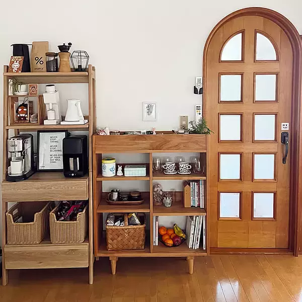 「おいしい一杯は自分らしく整えた空間から♪コーヒーグッズの収納アイデア」の画像