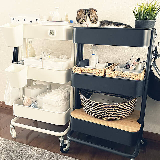 より使いやすく、収納力もアップ！ワゴンのカスタマイズ実例6選