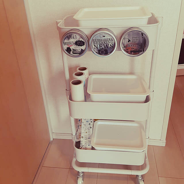 より使いやすく、収納力もアップ！ワゴンのカスタマイズ実例6選