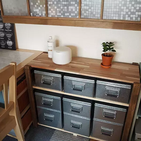 「使いやすさとクールな質感が人気の秘密！無印良品のトタンボックス」の画像