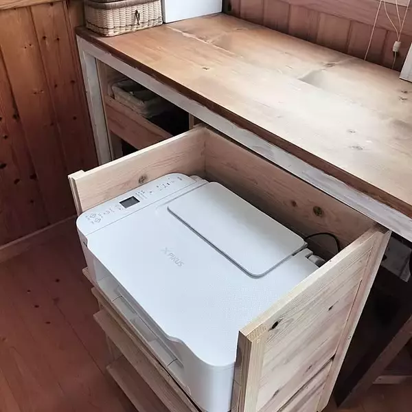 「「隠す」も「見せる」も！我が家にぴったりのプリンター置き場探し」の画像