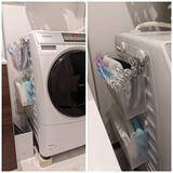 「簡単なのに見た目もいい♪洗濯機まわりの収納に活躍する100均アイテム」の画像7