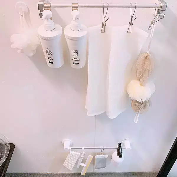 「あれもこれも吊り下げちゃおう♪無印良品のワイヤークリップが便利」の画像