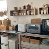 「「見せる・隠すのバランスで心地よく。暮らしになじむカフェ風キッチン」 by chunpinaさん」の画像1