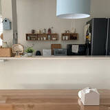 「「見せる・隠すのバランスで心地よく。暮らしになじむカフェ風キッチン」 by chunpinaさん」の画像2