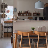 「「見せる・隠すのバランスで心地よく。暮らしになじむカフェ風キッチン」 by chunpinaさん」の画像6