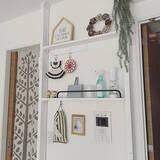 「見た目も楽しい収納にチェンジ☆アイアンバーを使ったDIY実例」の画像10