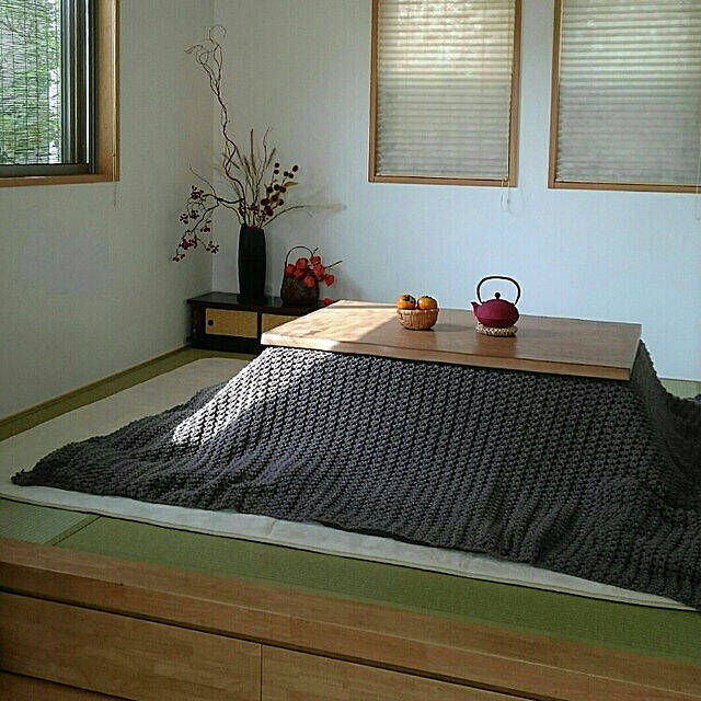 和と洋を合わせてもっと居心地よく☆畳にラグを敷いてみませんか？