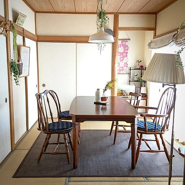 和と洋を合わせてもっと居心地よく☆畳にラグを敷いてみませんか？