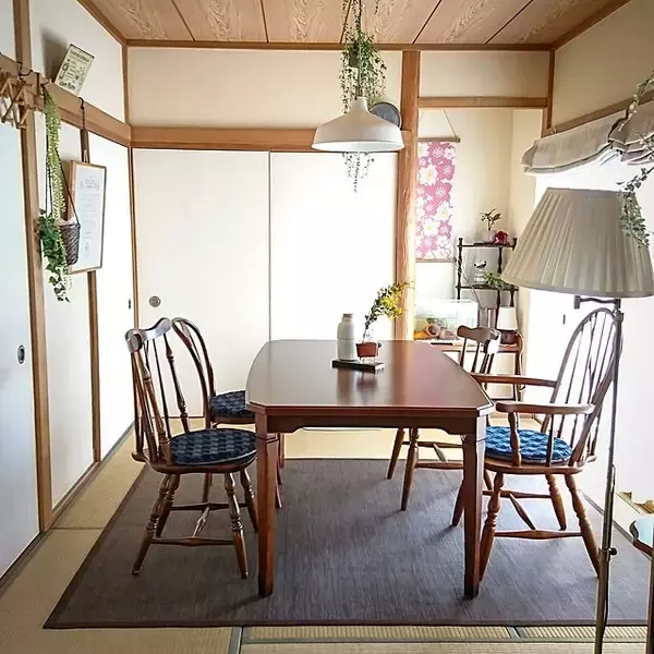 「和と洋を合わせてもっと居心地よく☆畳にラグを敷いてみませんか？」の画像