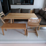 「人数が増えてもすぐ対応できる。ベンチを取り入れたダイニングの実例」の画像5