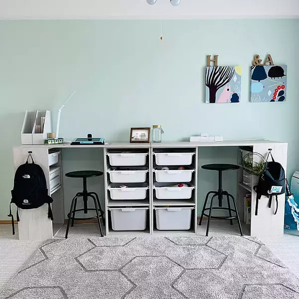 「好みにピッタリなカラーや収納機能で選んで♪ニトリで見つける学習机」の画像