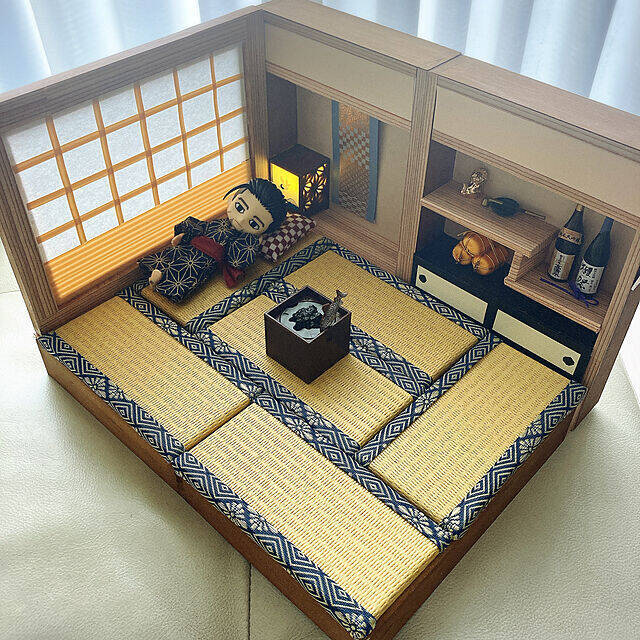 思わず見惚れてしまいそう♡小さくってキュートな手作りドールハウスの魅力