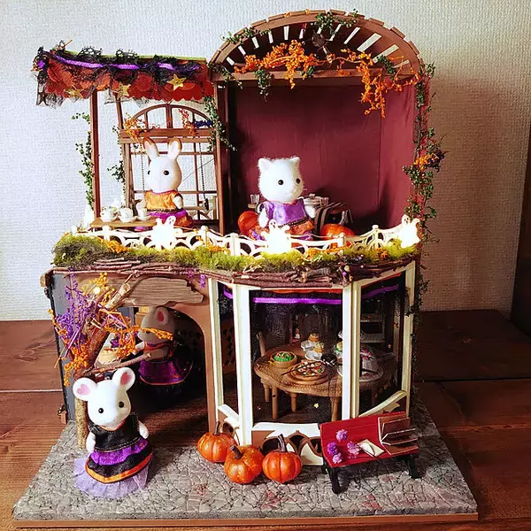 「思わず見惚れてしまいそう♡小さくってキュートな手作りドールハウスの魅力」の画像