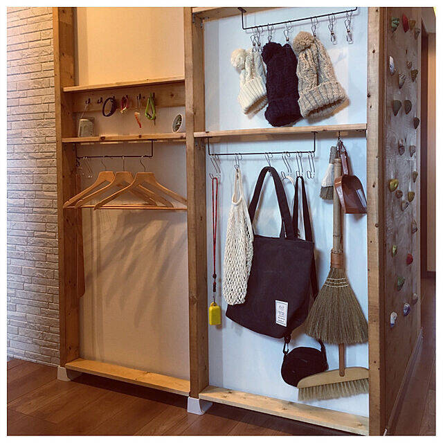 収納の便利さがグンとアップ！無印良品「横ブレしにくいフック」の使い方