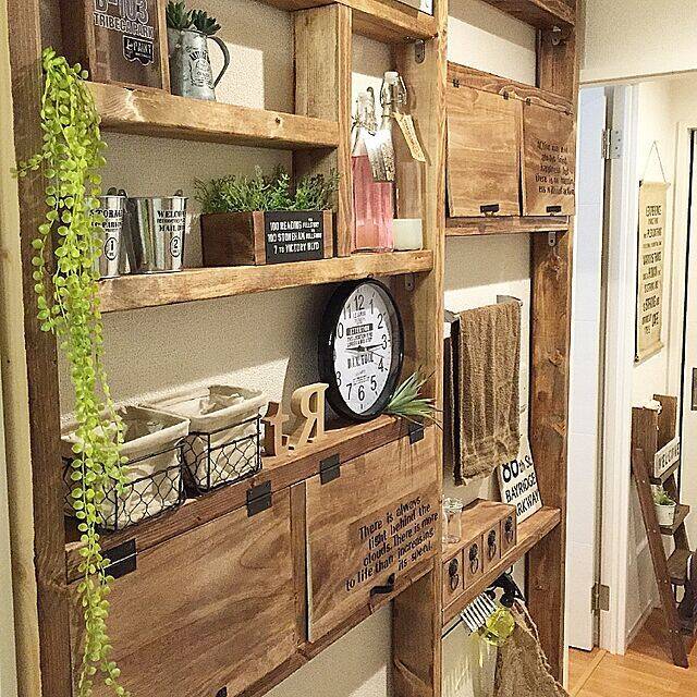 サイズもデザインも思いのまま☆収納するのが楽しくなるDIY棚＆シェルフ