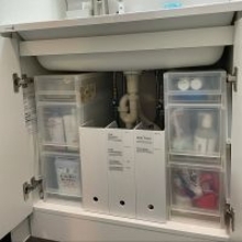 空きスペースを有効活用！無印良品ポリプロピレンストッカーを使った収納アイデア