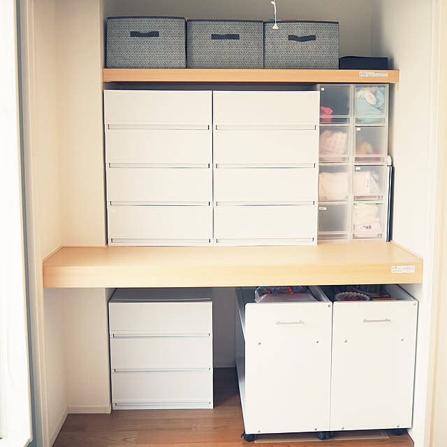 空きスペースを有効活用！無印良品ポリプロピレンストッカーを使った収納アイデア