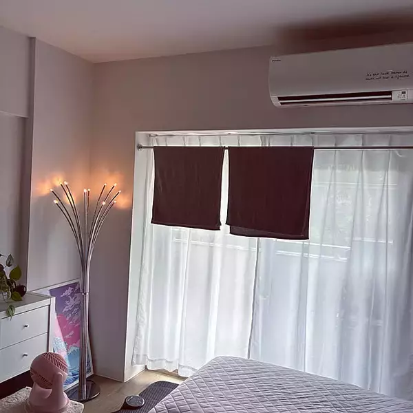 「毎日の洗濯がスムーズになる♪バスタオルの干し方を工夫している実例10選」の画像