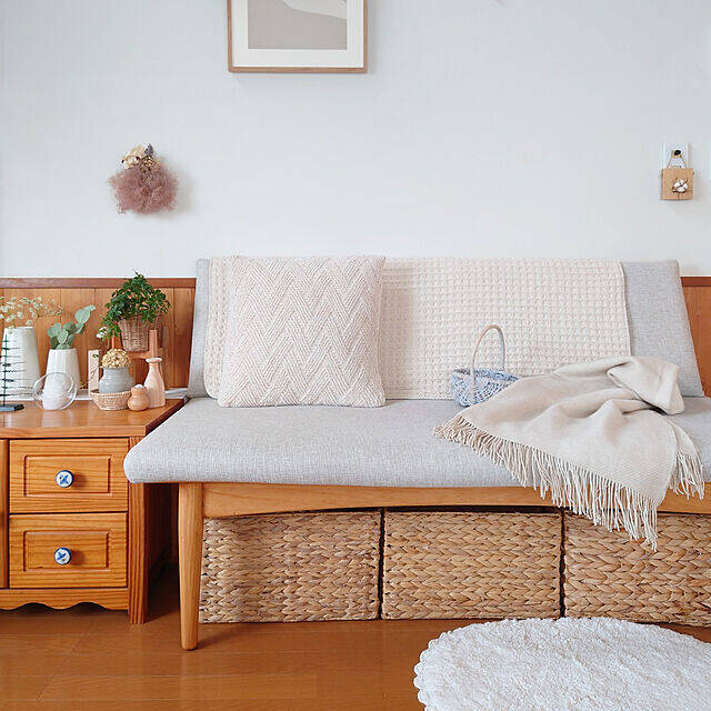 気になるところには「隠す収納」♪人目につきにくい収納を作る工夫