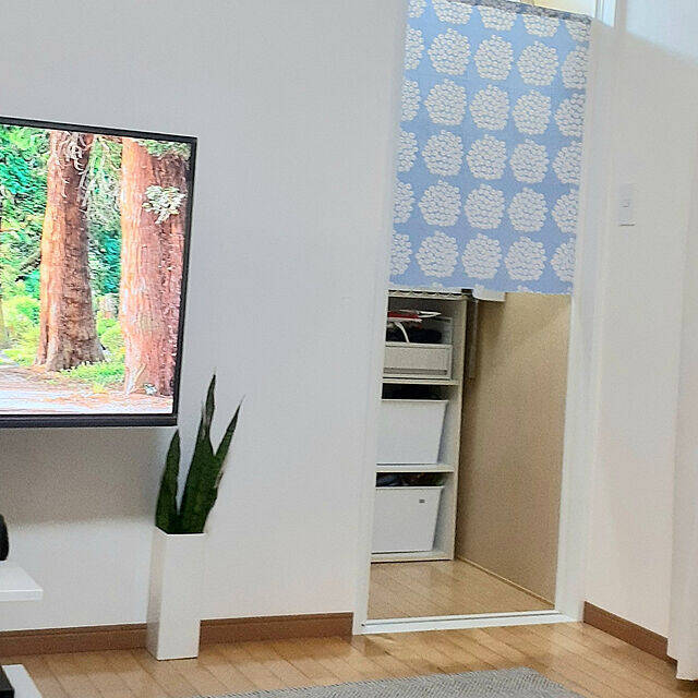 気になるところには「隠す収納」♪人目につきにくい収納を作る工夫