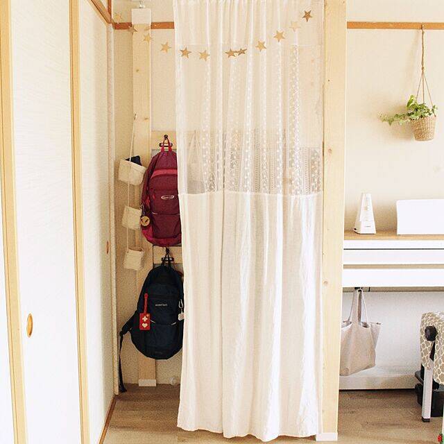 気になるところには「隠す収納」♪人目につきにくい収納を作る工夫