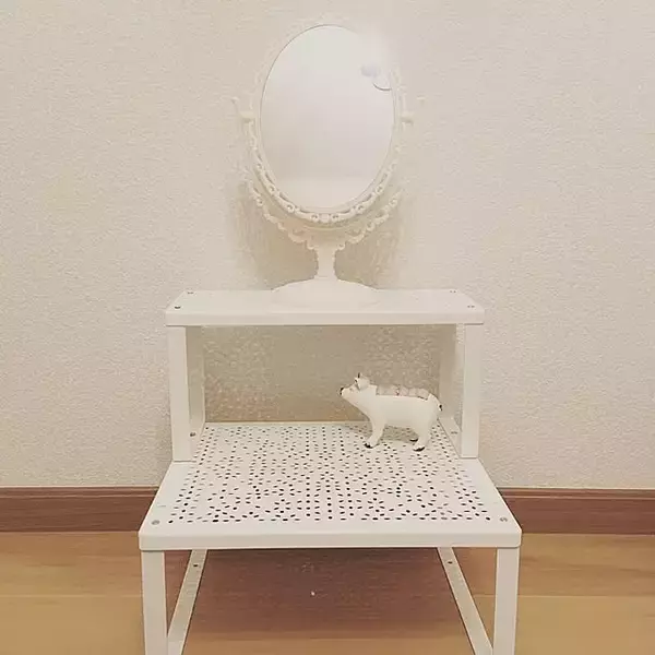 「意外なアイテムを活用するアイデアも！IKEAで整える理想のドレッサー実例集」の画像