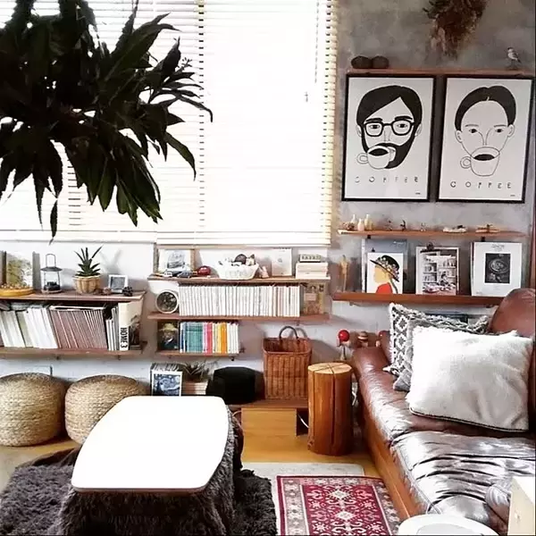 「自然と読書がしたくなる♪本を身近に感じられる本棚収納のアイデア」の画像