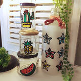 「透明感を活かして楽しむ！ダイソーのガラス絵の具を使ったアイデア紹介」の画像6