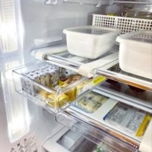 透明だから在庫管理もバッチリ！ニトリの冷蔵庫収納がとっても便利