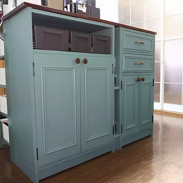 「手間いらずで大満足な仕上がりに♪カラーボックスがベースのリメイク＆DIY」の画像