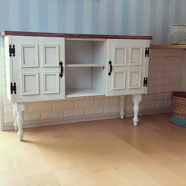 「手間いらずで大満足な仕上がりに♪カラーボックスがベースのリメイク＆DIY」の画像