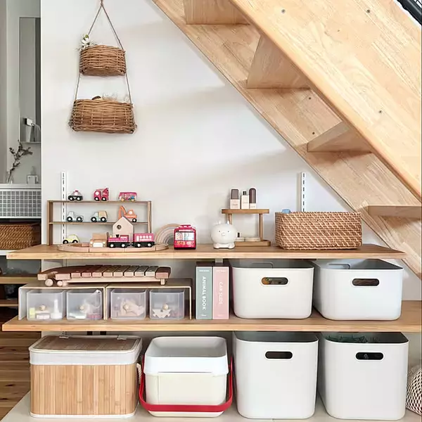 「万能すぎる収納アイテム！無印良品のやわらかポリエチレンケース活用法」の画像